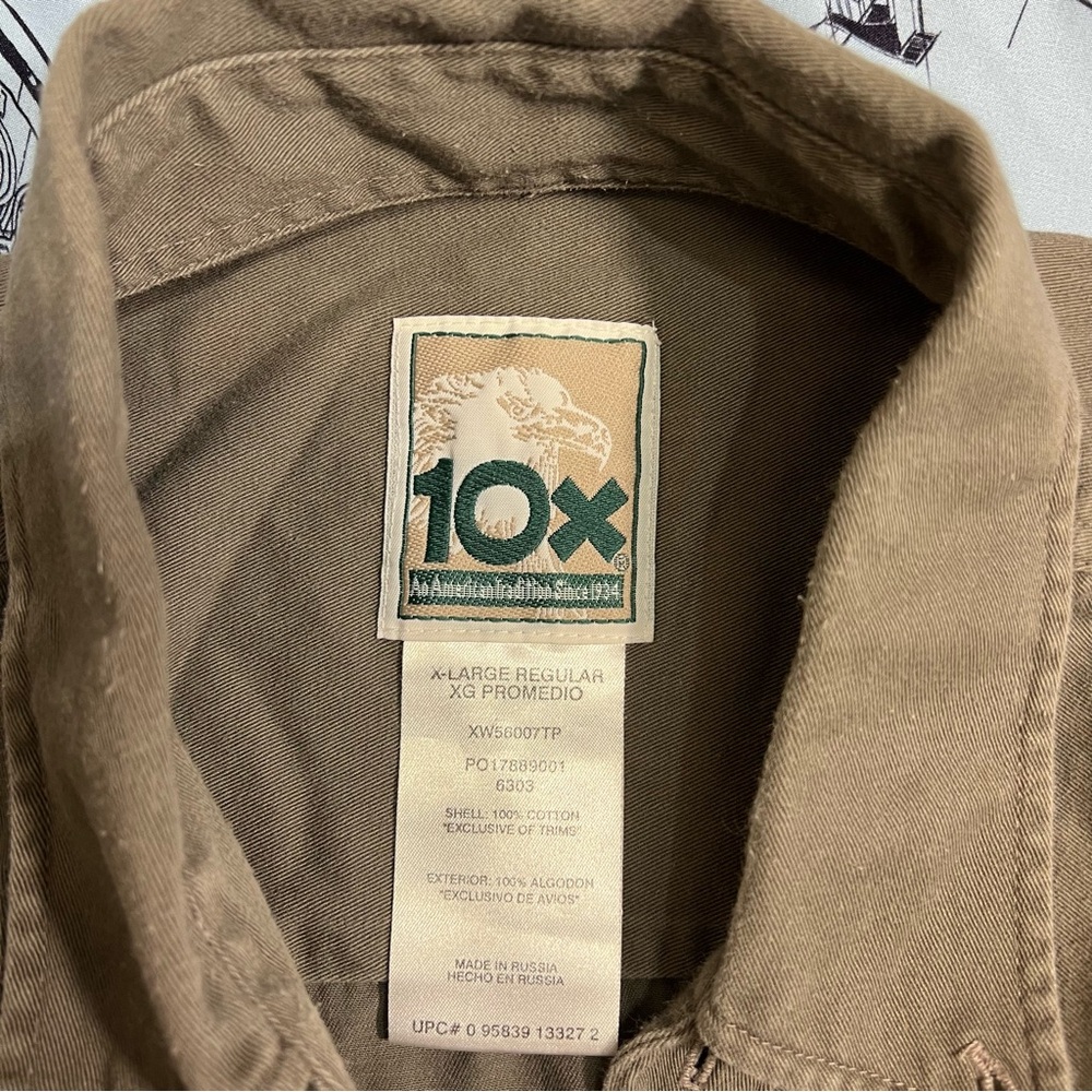 10X Gray Heavy Duty Button-Up Shirt - Picture 2 of 10